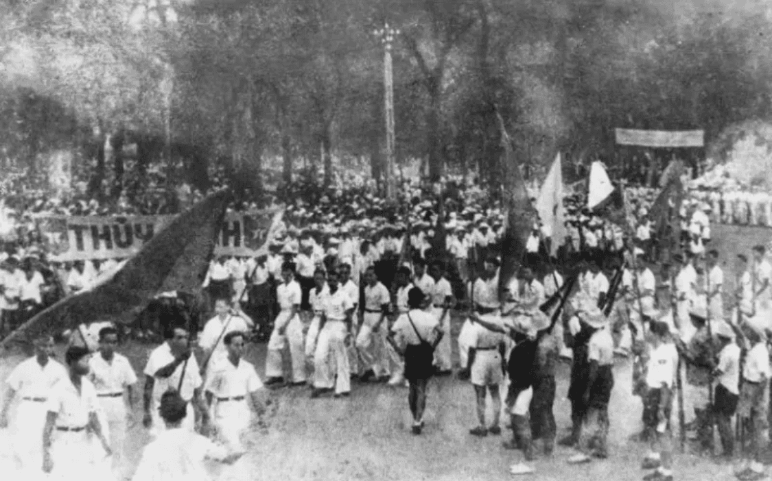 Phong trào dân chủ từ 1936 đến 1939 phát triển mạnh mẽ và tổ chức dưới sự lãnh đạo của Đảng. Ảnh: Tư liệu.