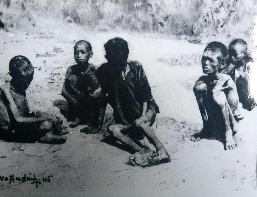 Nạn đói năm 1945. Ảnh: Tư liệu.