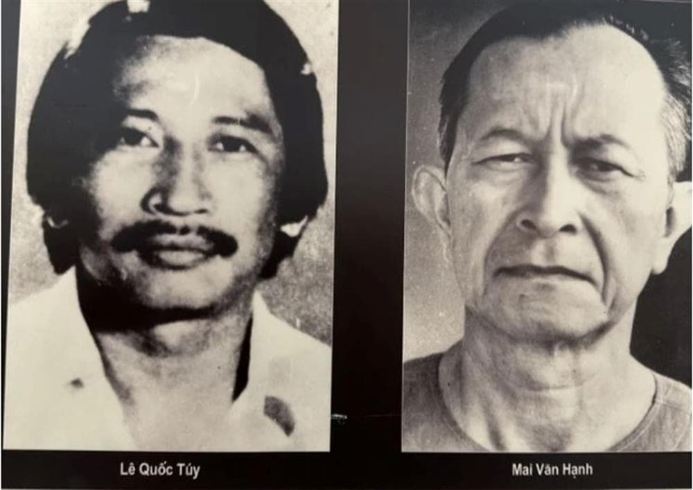 Hình ảnh của đối tượng Lê Quốc Túy và Mai Văn Hạnh.