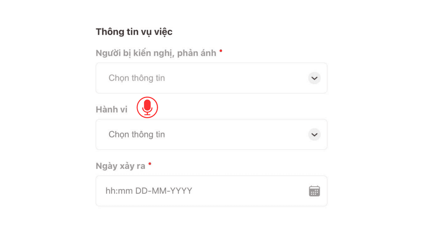 Bổ sung tính năng ghi âm