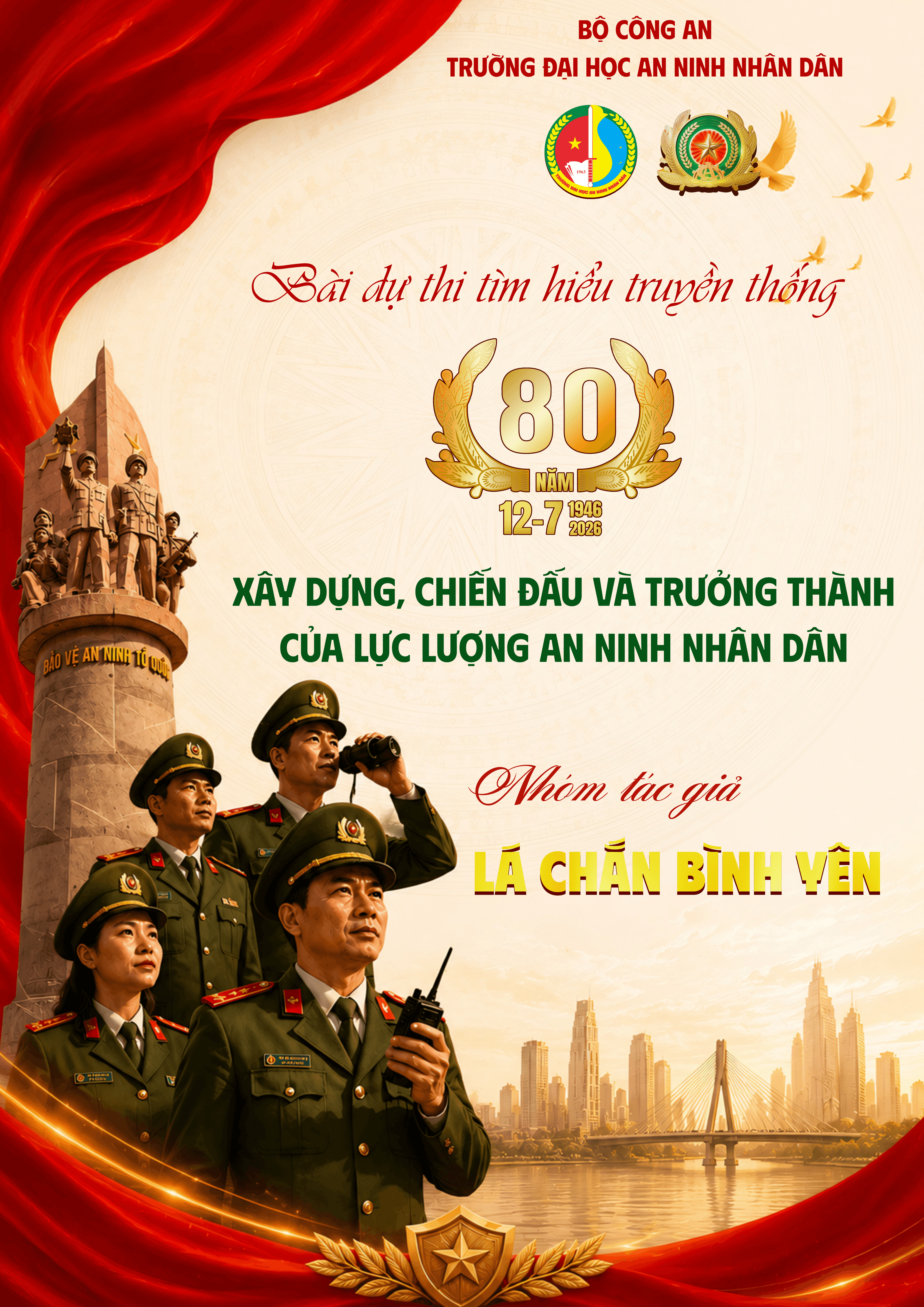 Bìa chuyên đề 80 năm An ninh nhân dân